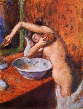 埃德加 德加 Woman Washing Herself